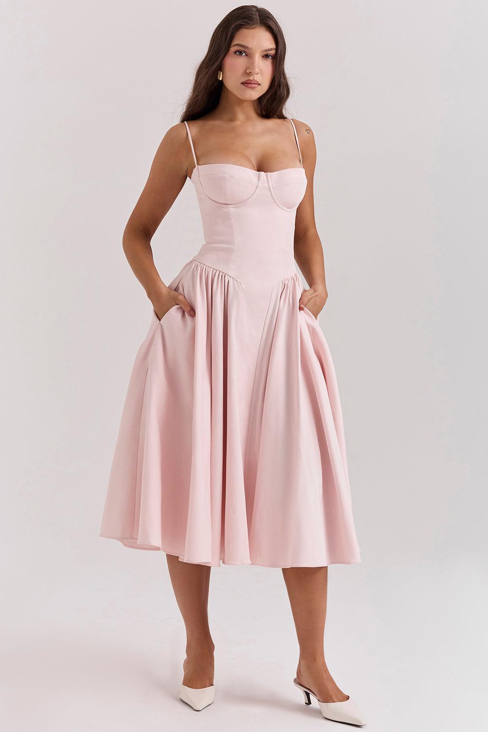 Amaya Elegante Vestido Midi