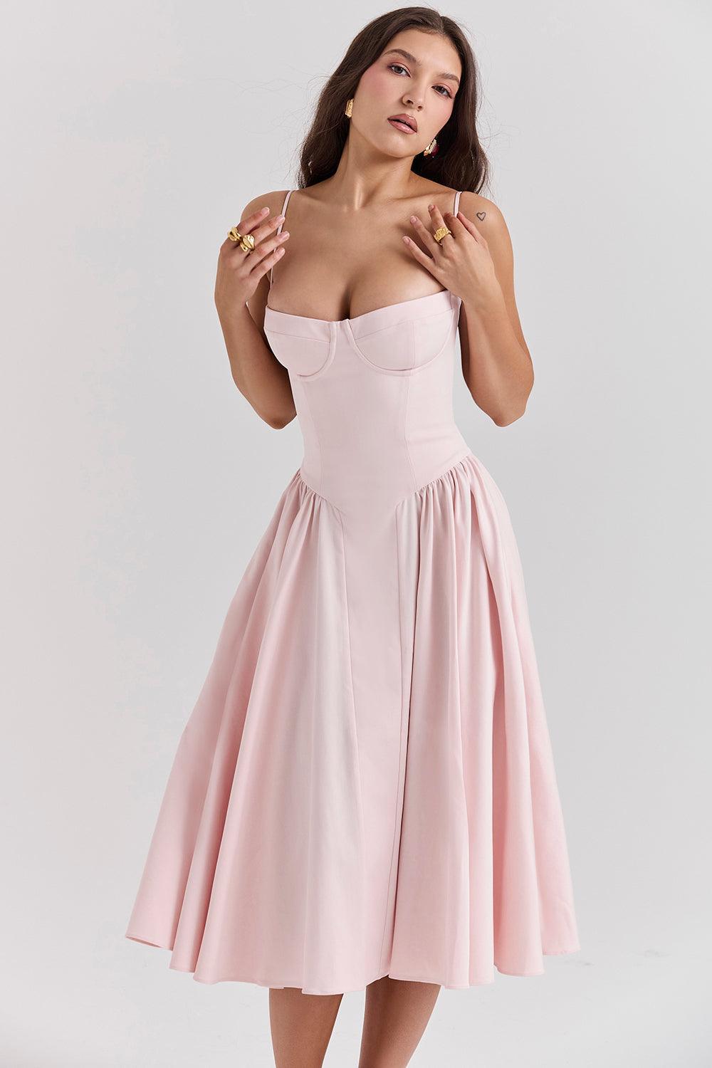 Amaya Elegante Vestido Midi