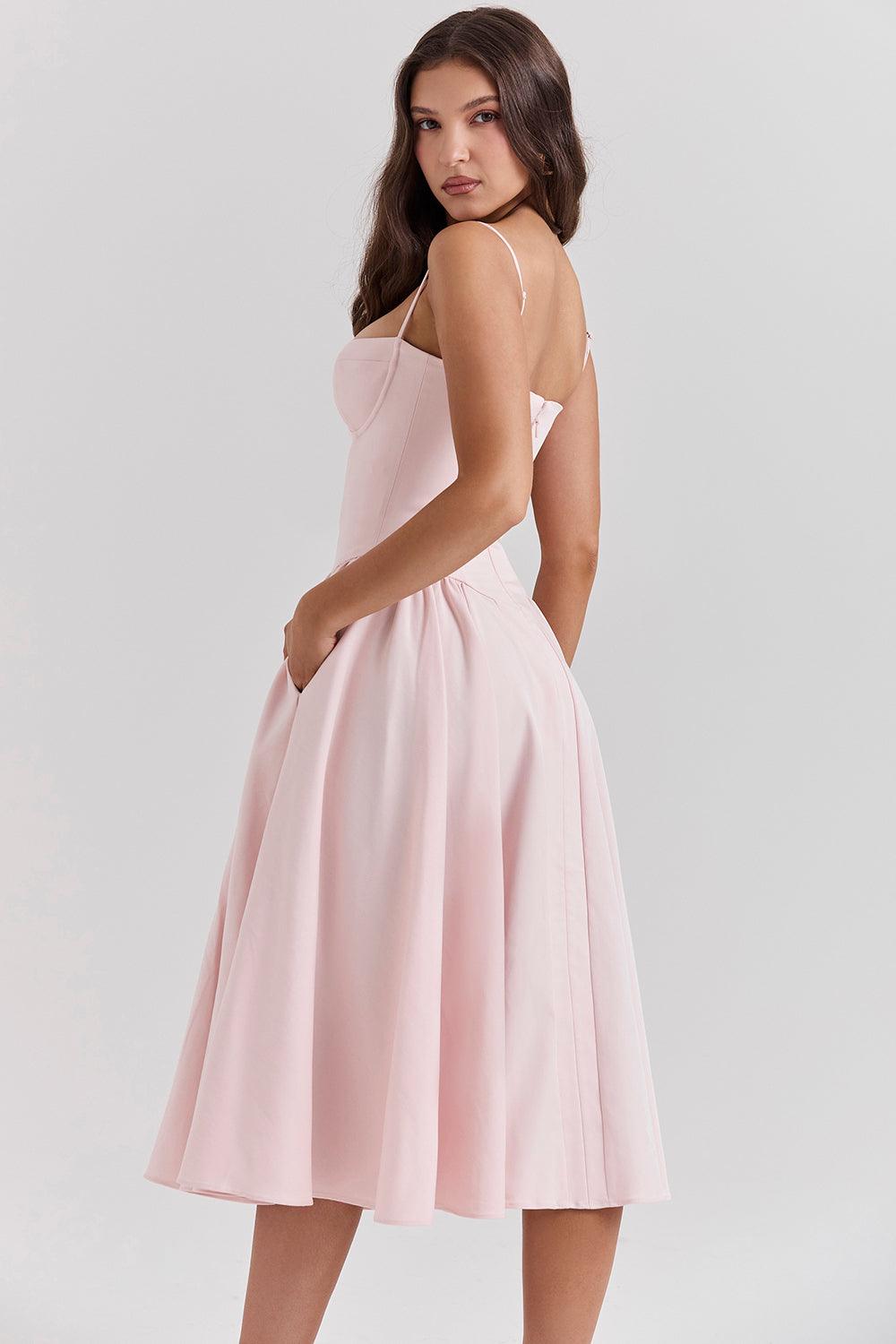 Amaya Elegante Vestido Midi