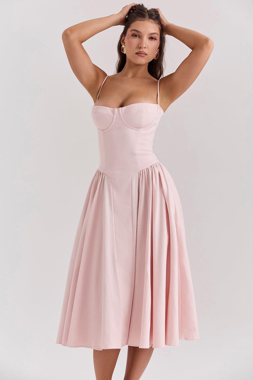 Amaya Elegante Vestido Midi