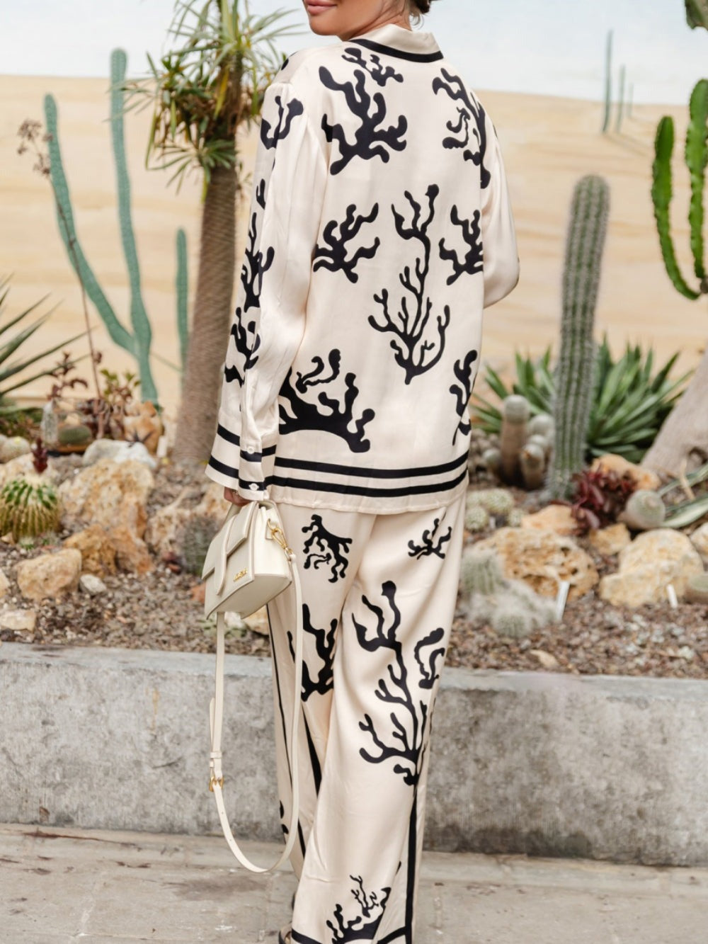 Emma | Conjunto de Pijamas de Seda Elegante