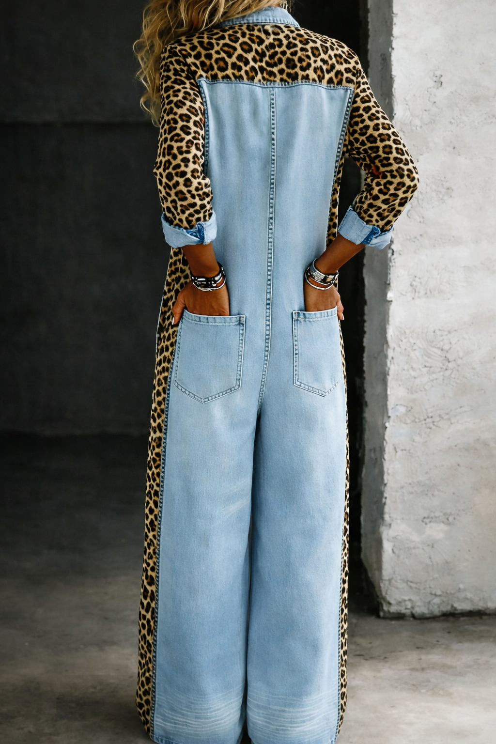 Amanda | Mono de Denim de Una Pieza