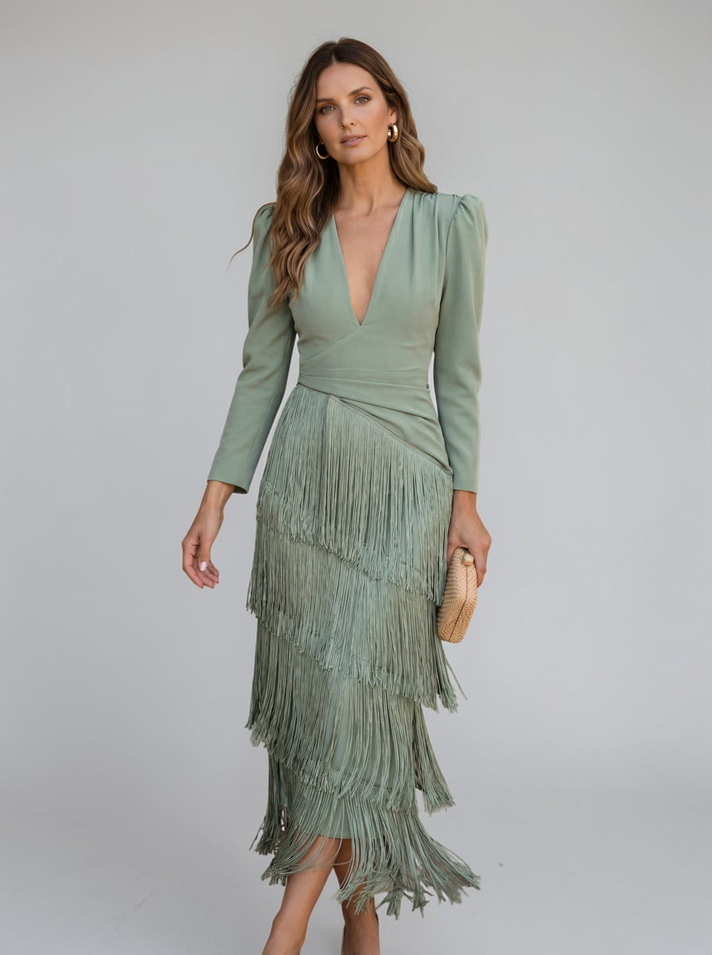 Sofia | Vestido Elegante con Flecos