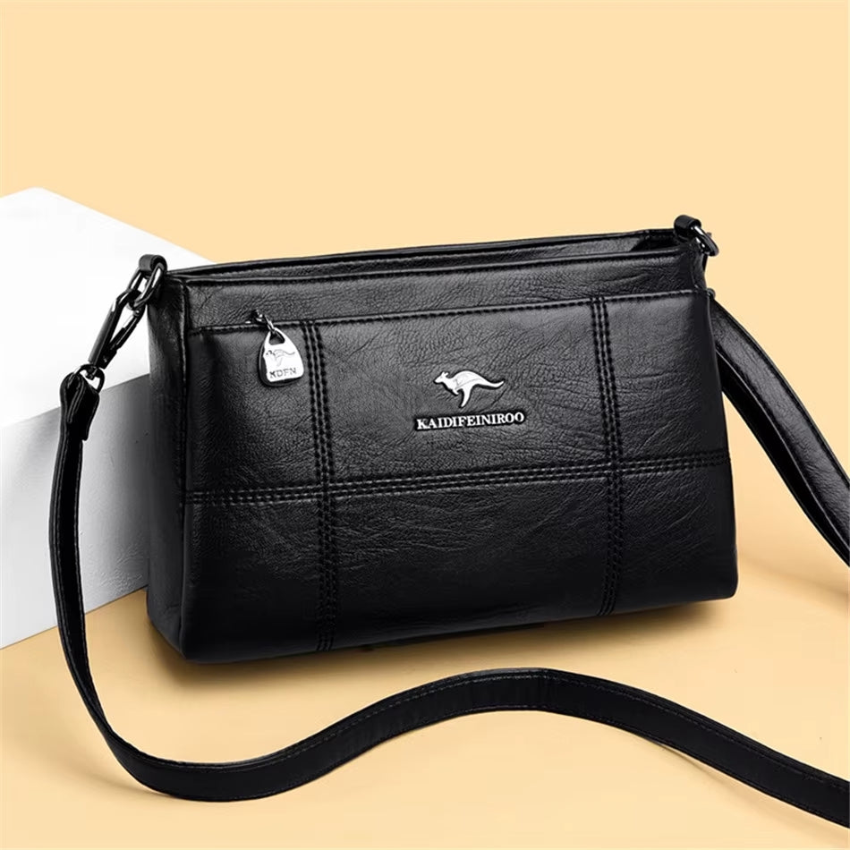 Bolso de Hombro Palmera con Compartimentos