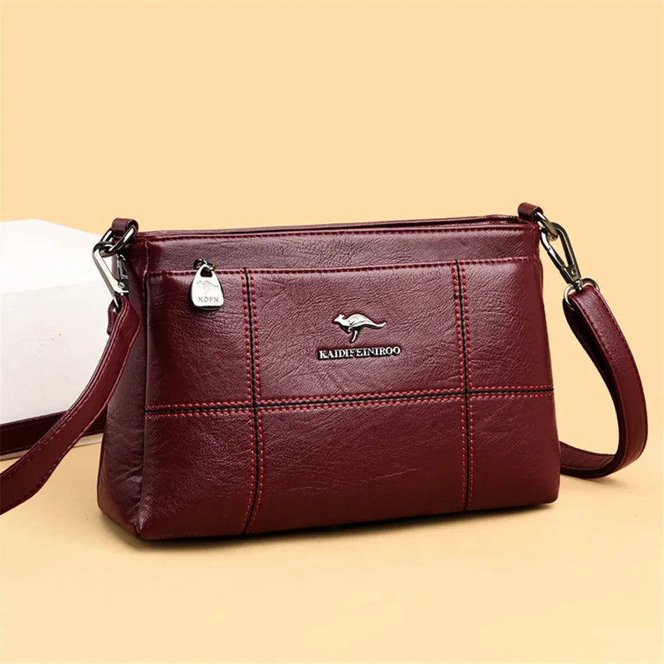 Bolso de Hombro Palmera con Compartimentos