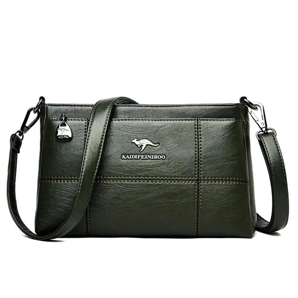 Bolso de Hombro Palmera con Compartimentos