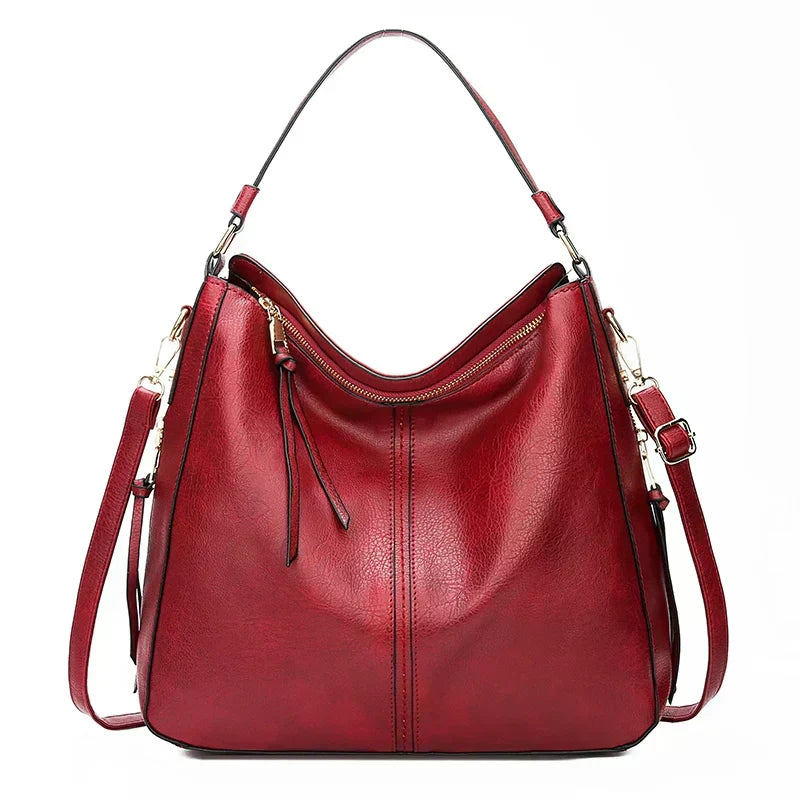 Gudborg | Bolsa Elegante y Espaciosa para el Día a Día en Negro Clásico