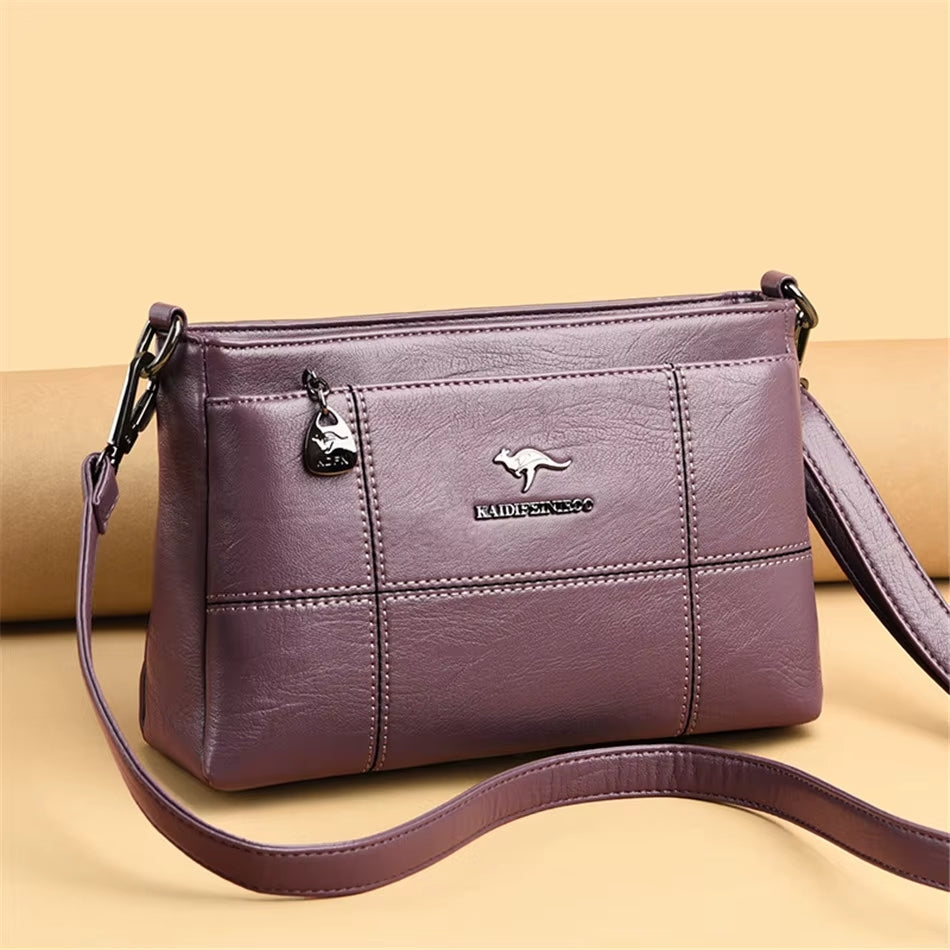 Bolso de Hombro Palmera con Compartimentos