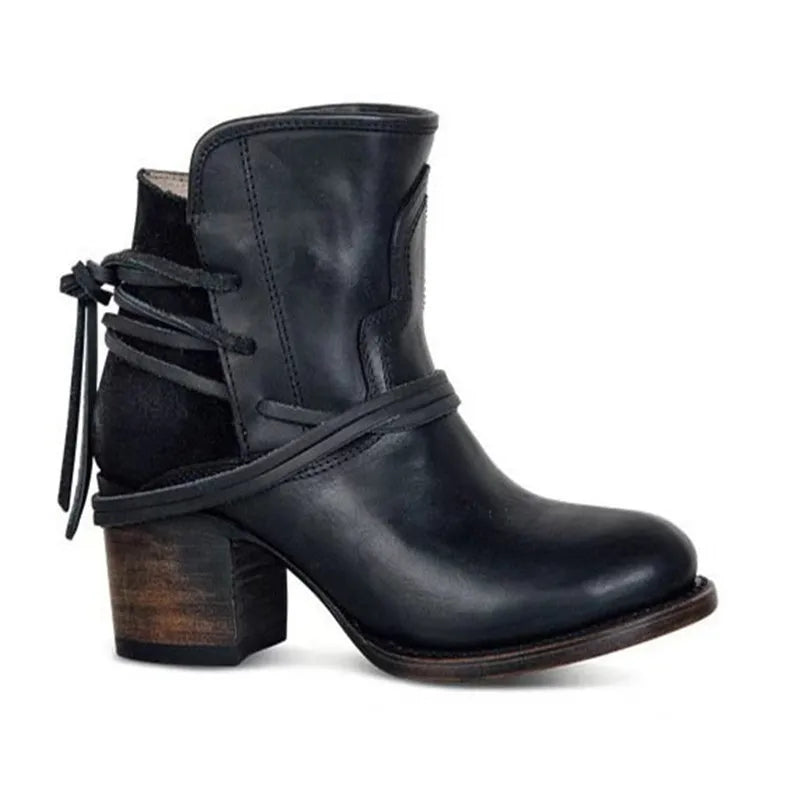Botas de Estilo Western Retro
