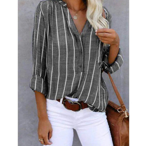 AGATHE I BLUSA RAYADA ELEGANTE