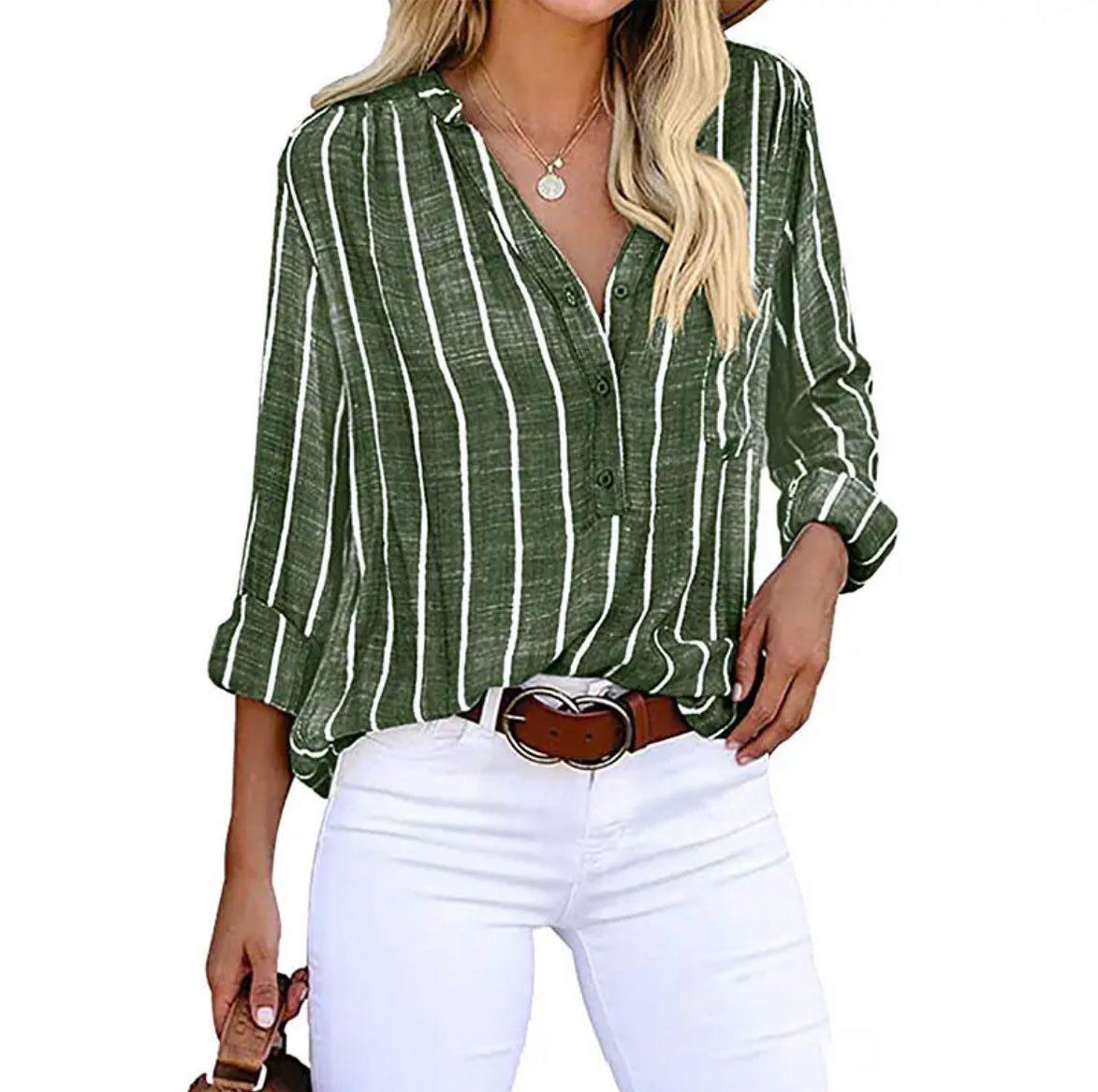 AGATHE I BLUSA RAYADA ELEGANTE