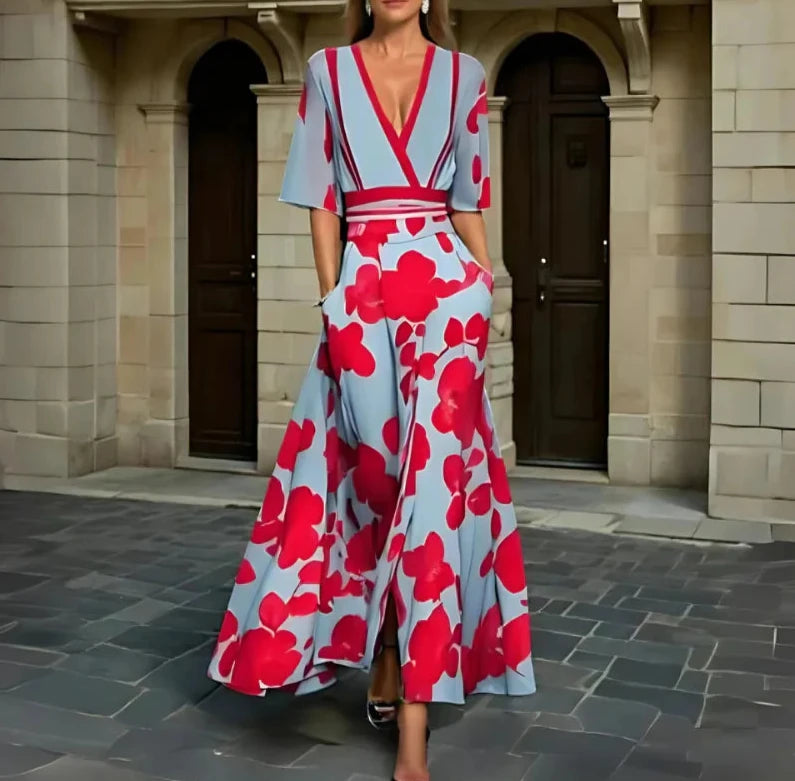 Helena | Vestido Floral Elegante