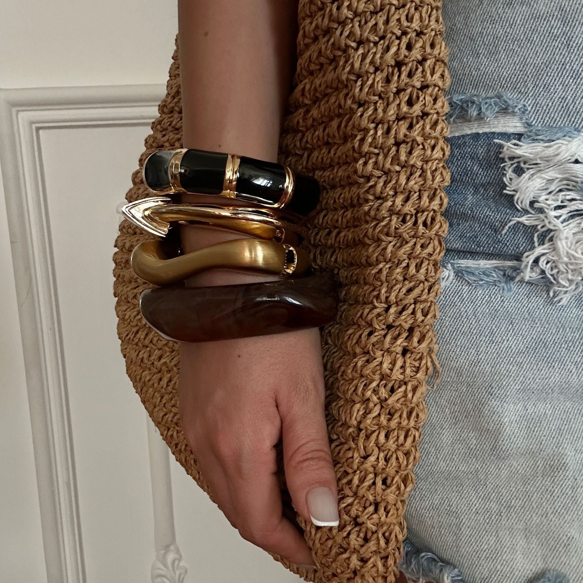 Ensley | Pulsera de Lujo Irregular