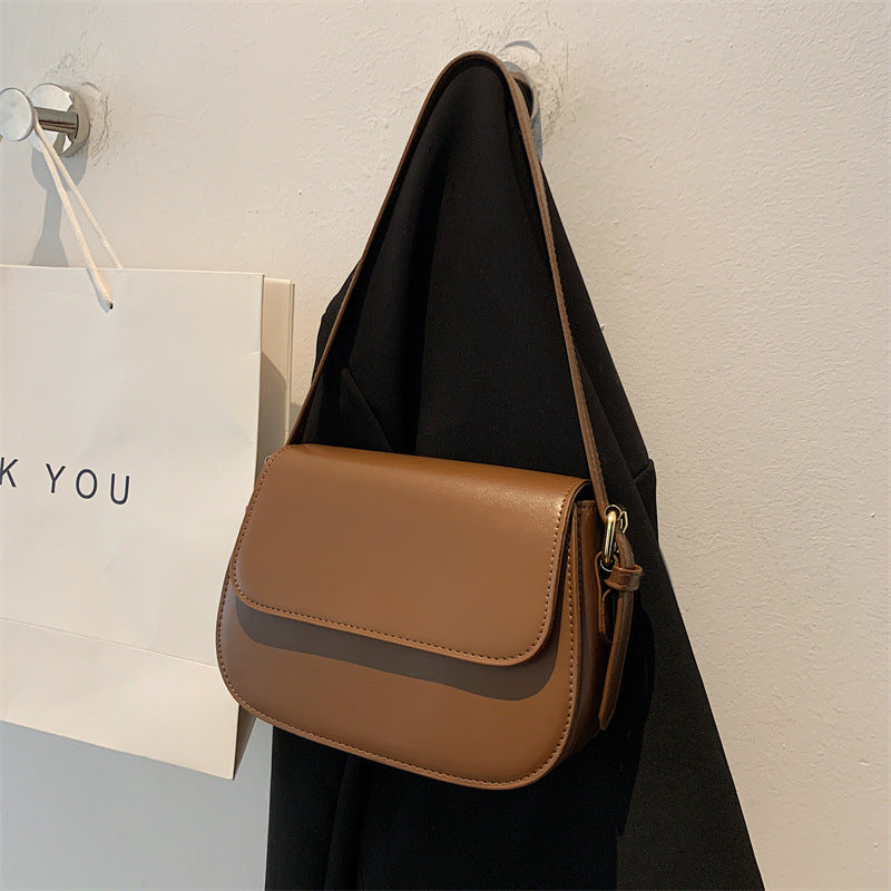Eldborg | Elegante bolso de hombro en tono nude apagado