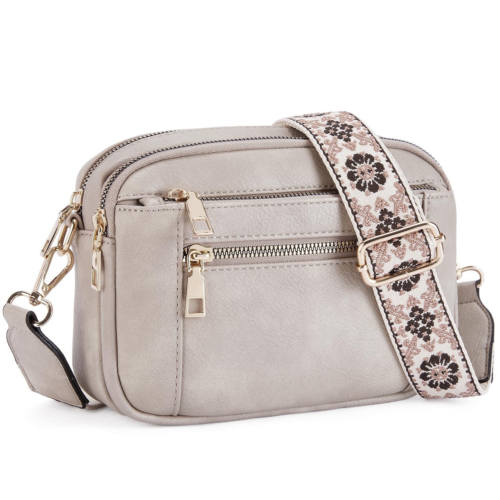 Erikka | Elegante bolso cruzado con correa ajustable con estampado