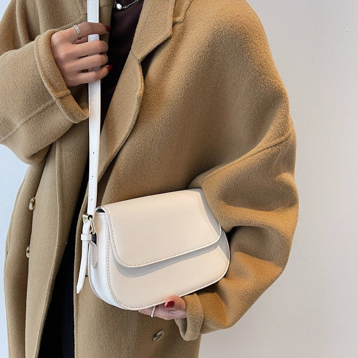 Eldborg | Elegante bolso de hombro en tono nude apagado