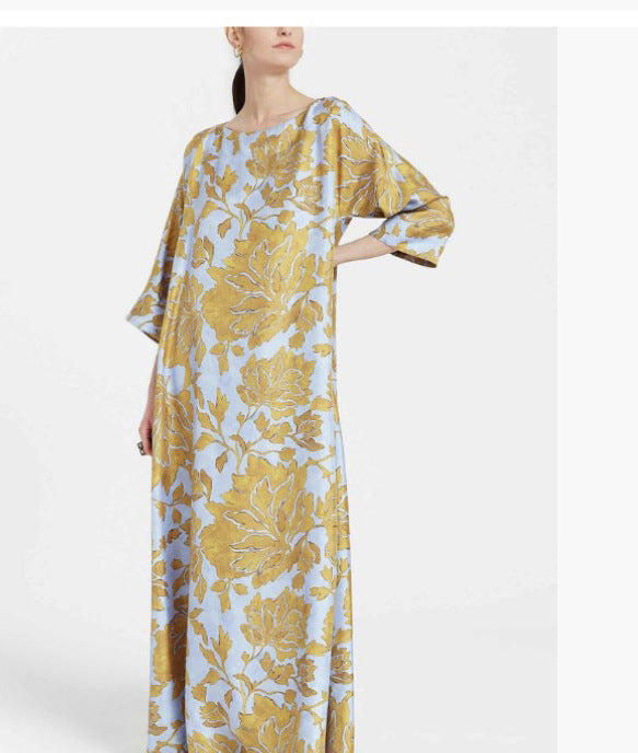 DELILAH – VESTIDO MAXI DE FLORES AEROSAS