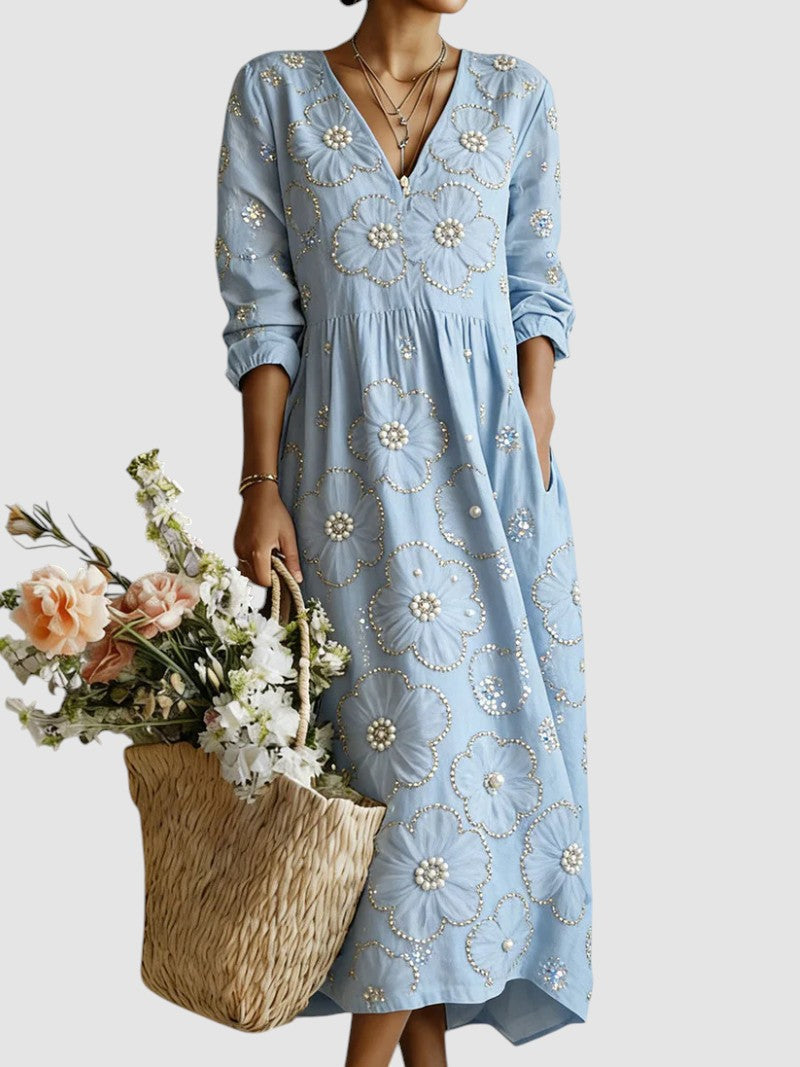 Vestido Midi Floral