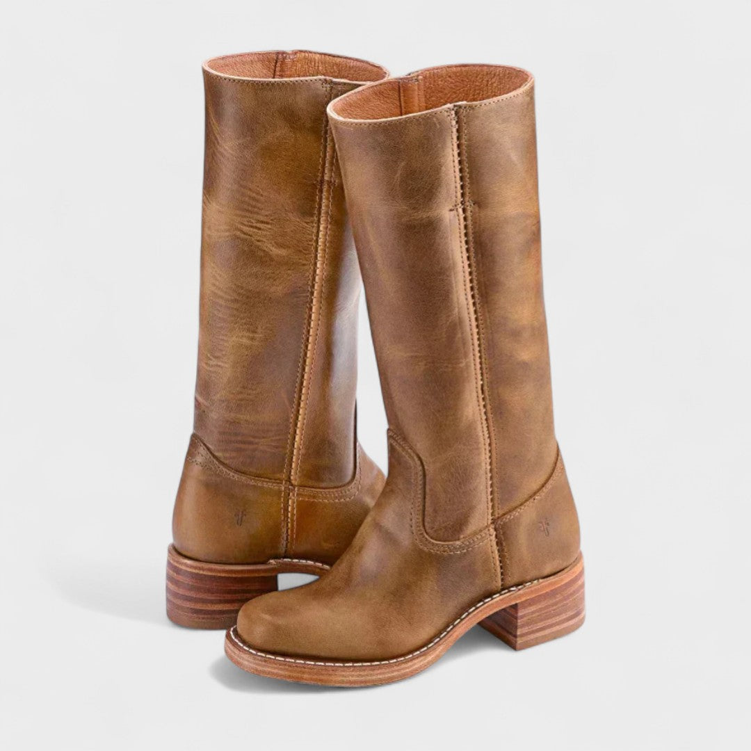 Botas Clásicas de Equitación con Caída Alta