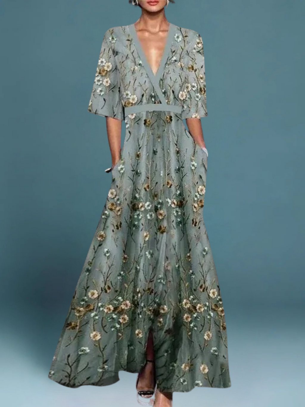 Helena | Vestido Floral Elegante
