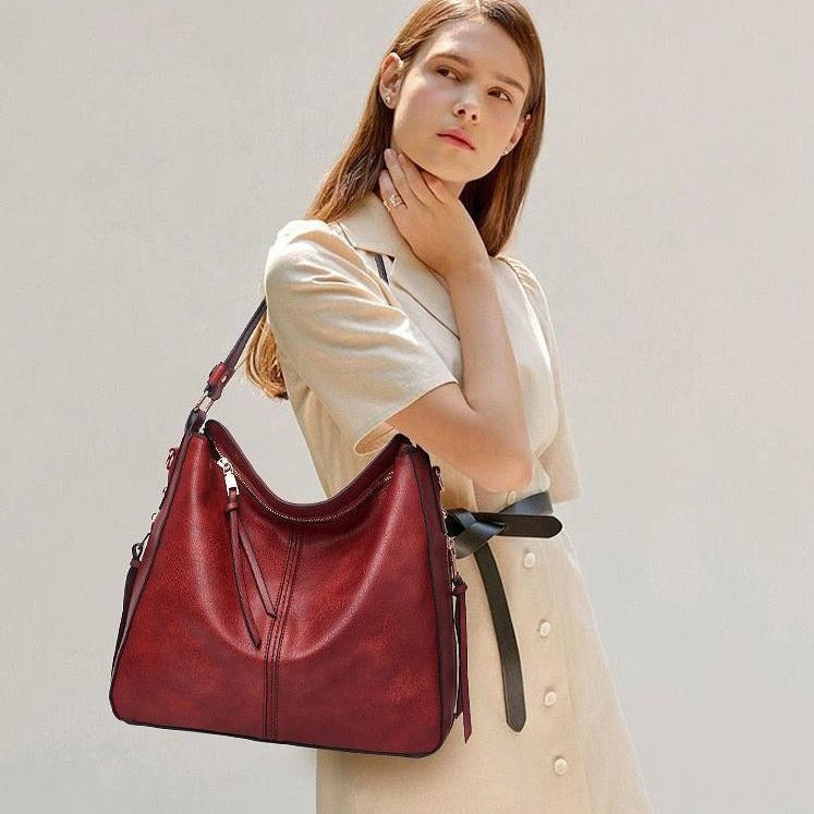 Cecile - Elegante Bolsa Tote de Cuero
