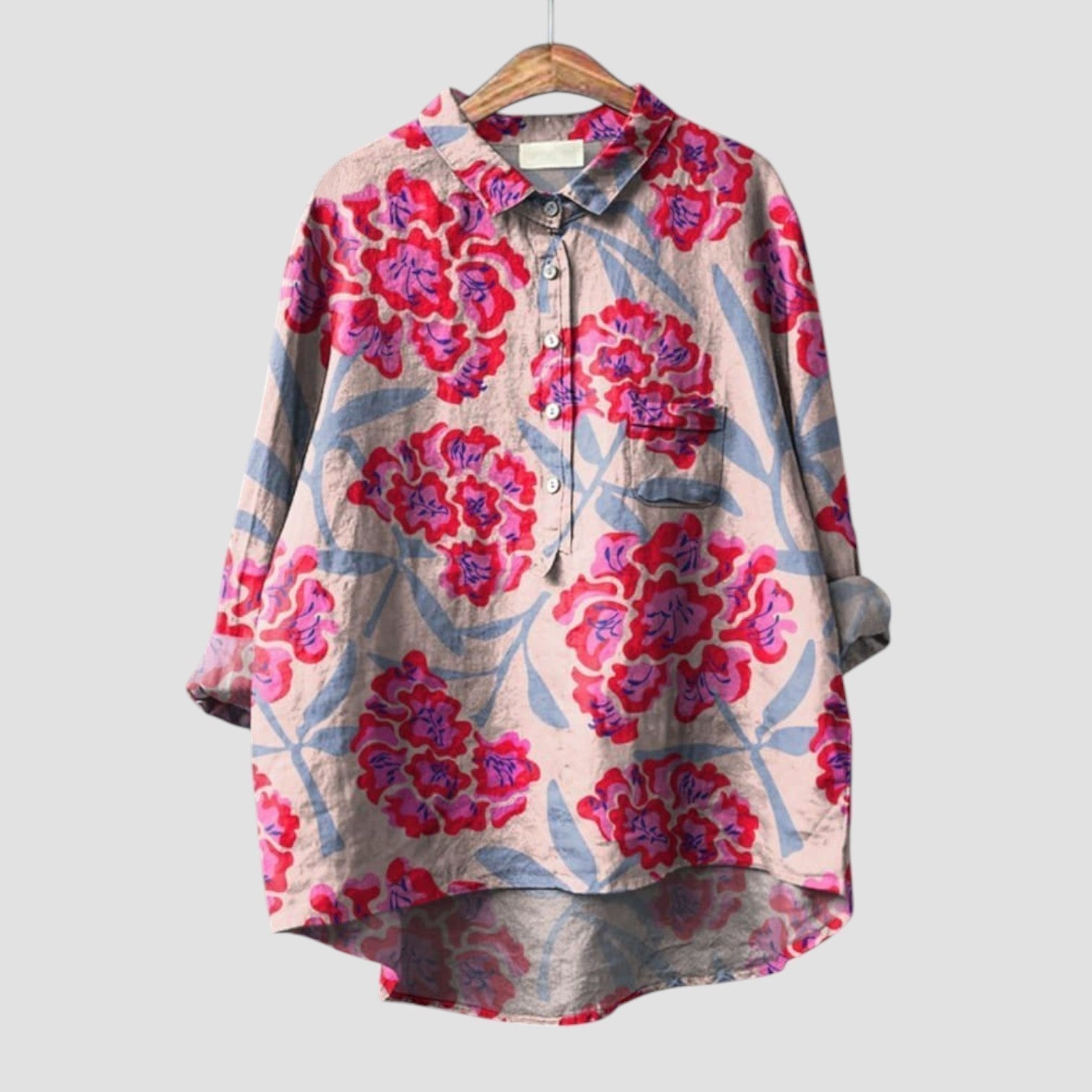 Solvyna™ | 2025 – Blusa Bold Bloom
