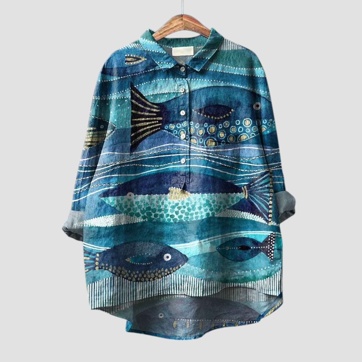 Azelra™ | 2025 – Blusa Ocean Drift