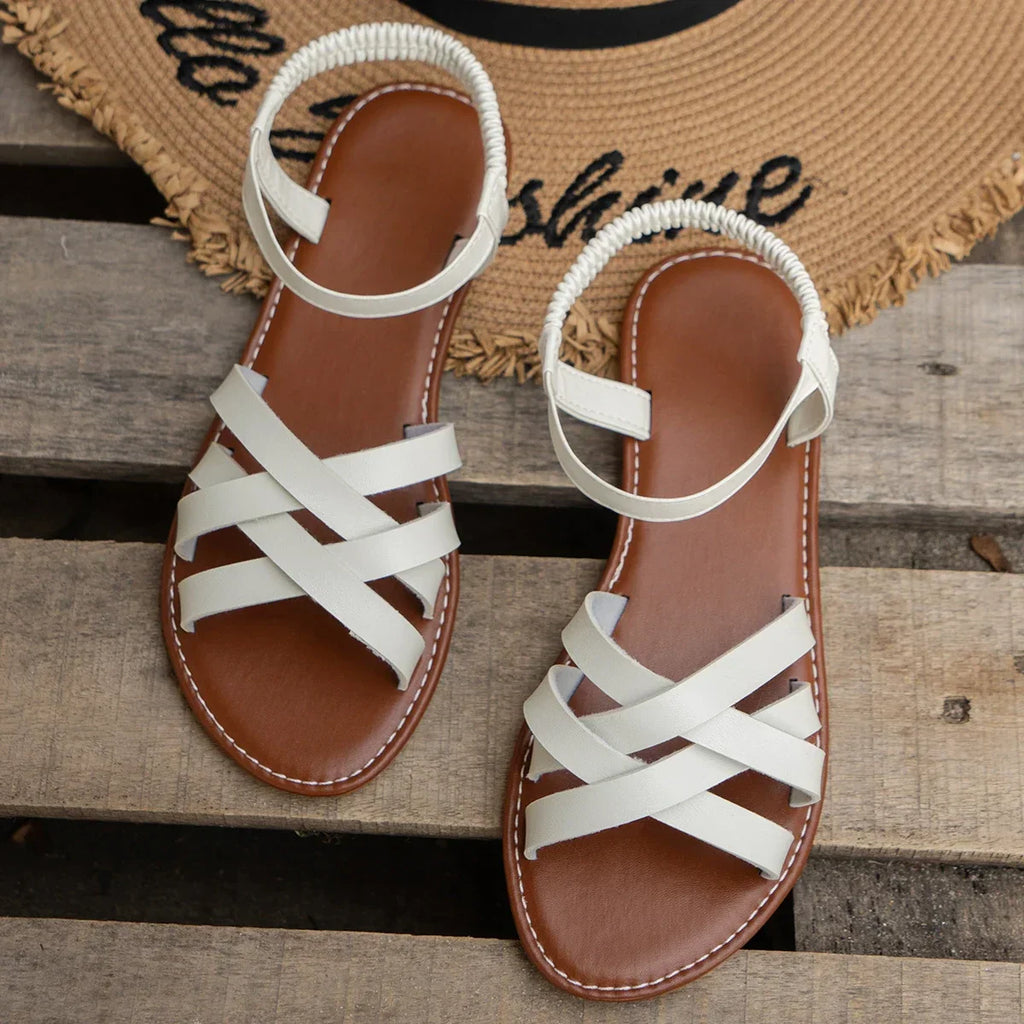 Miuccia - Sandalias de Cuero Elegantes