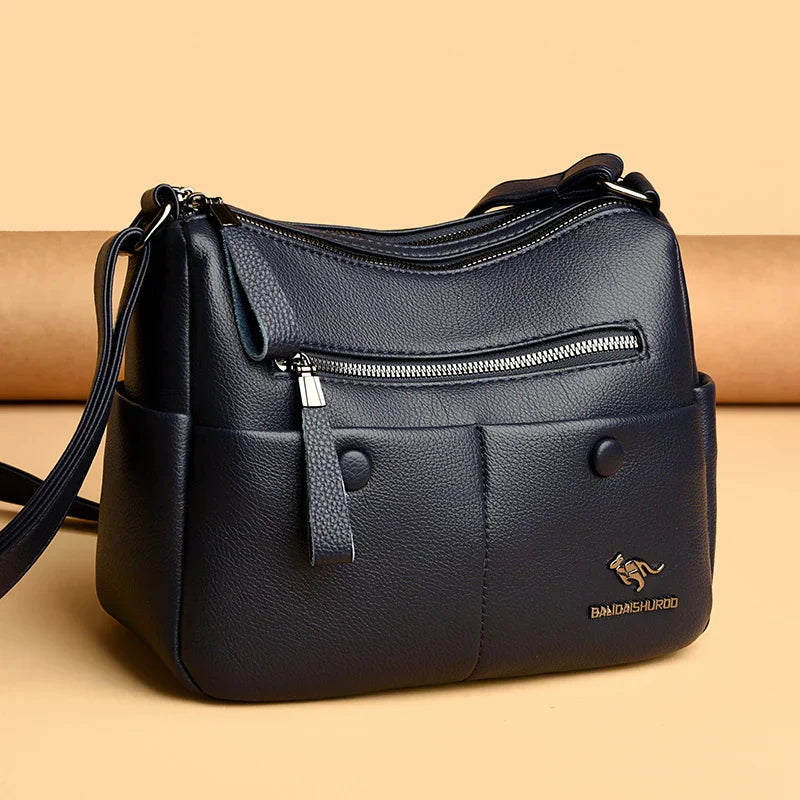 Bolso de Cuero Genuino Corvella