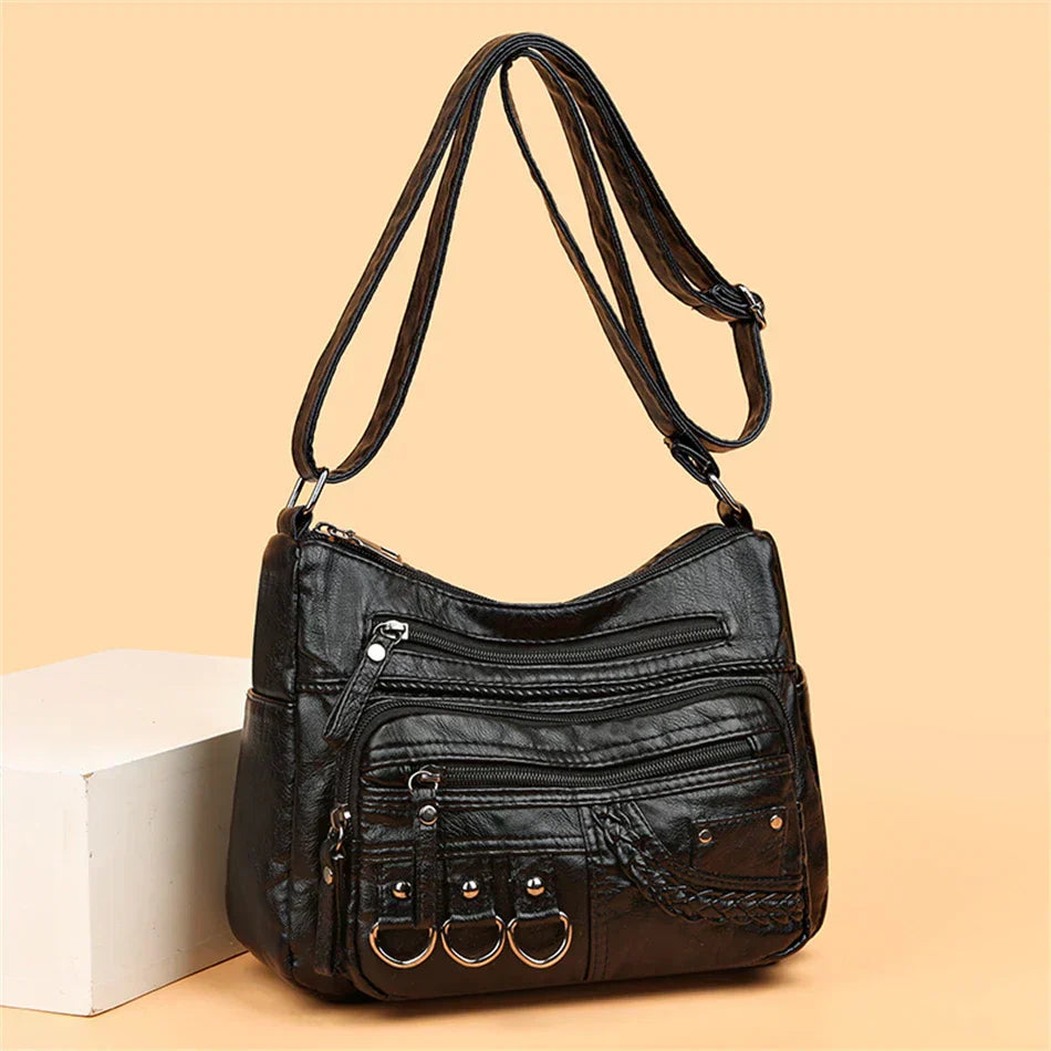 Lilith - Bolso Cruzado Multi-Capa Atemporal