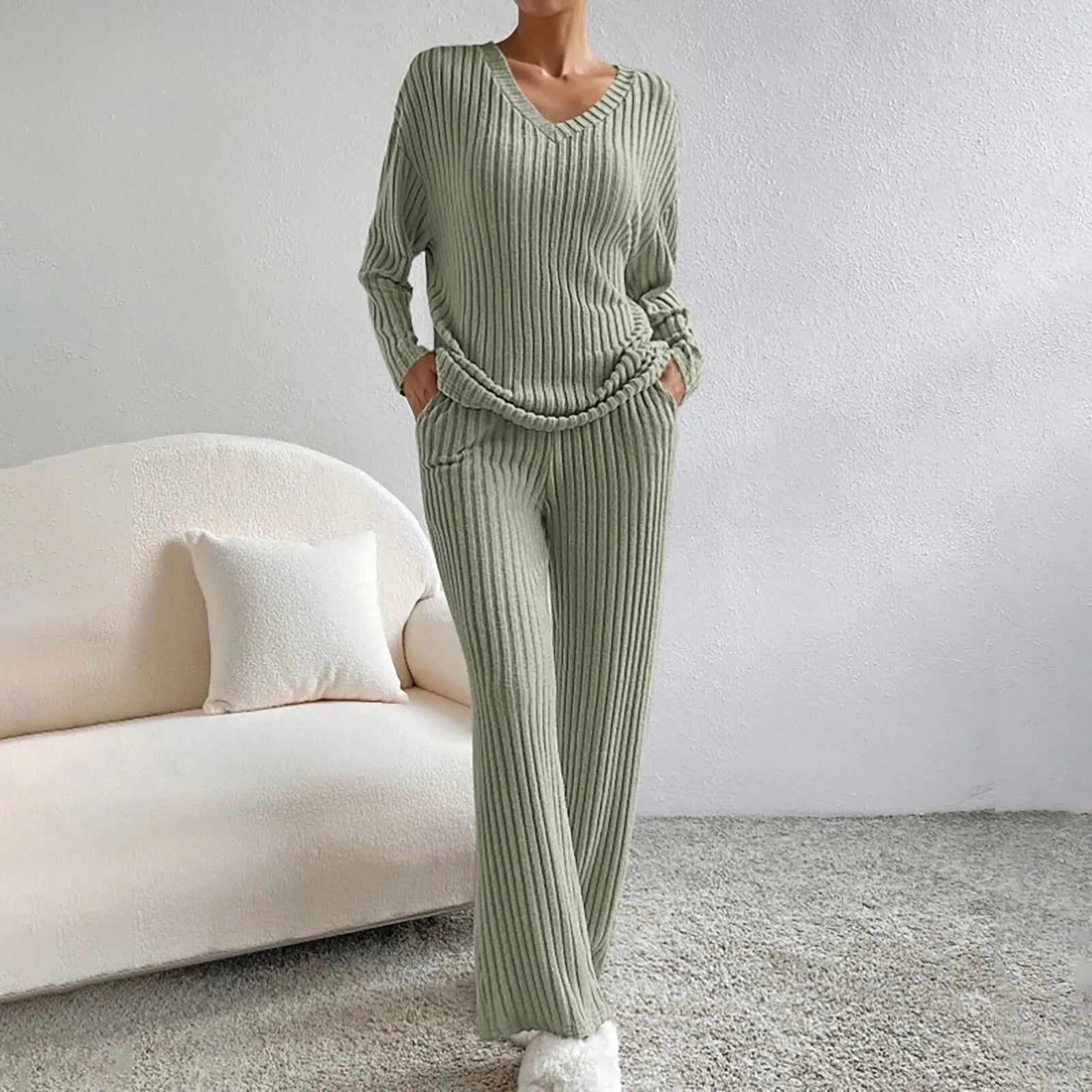 Esra™ Conjunto de Dos Piezas de Punto