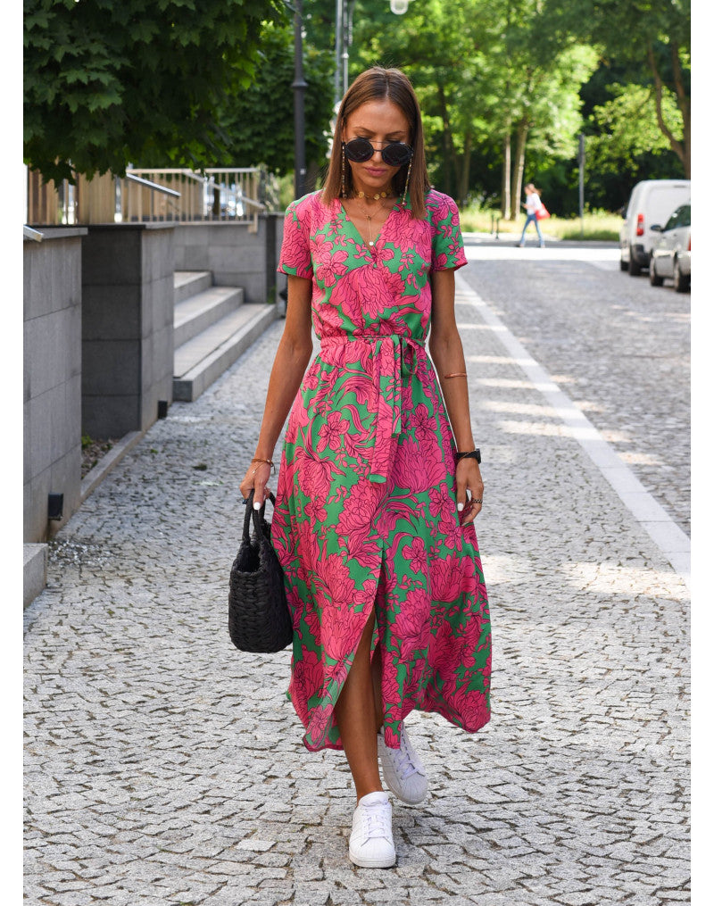 Paloma | Elegante vestido con cuello de pico