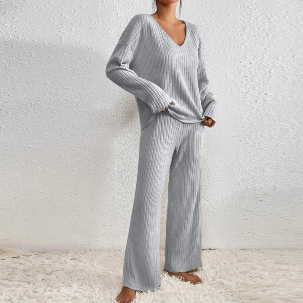 SABINA – Conjunto de Lounge de Pierna Ancha Acogedor