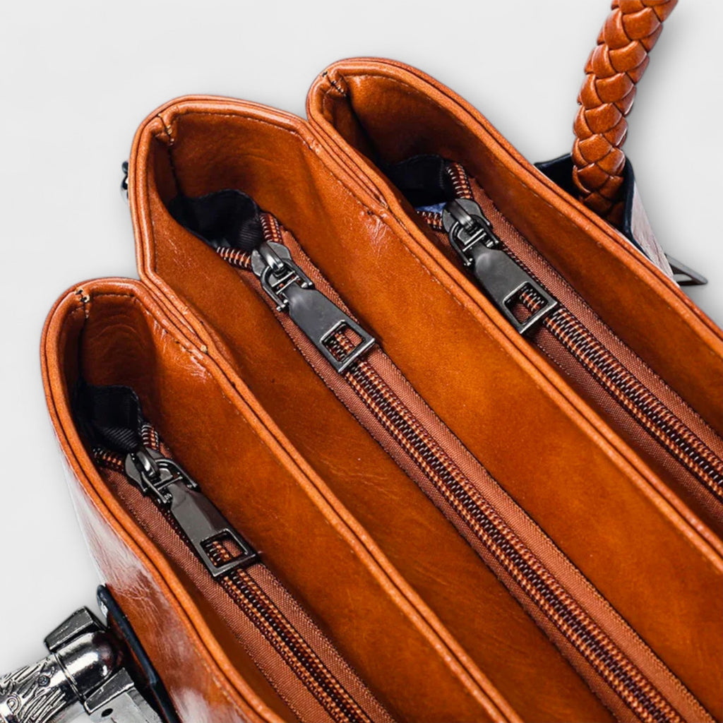 Elegante Bolsa de Viaje de Cuero