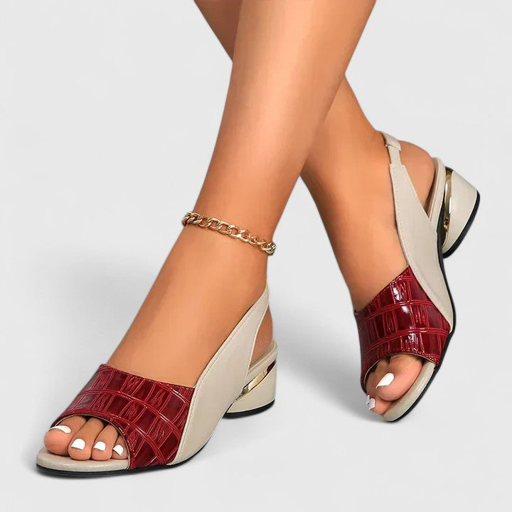 Mariah | Sandalias Elegantes de Cuero