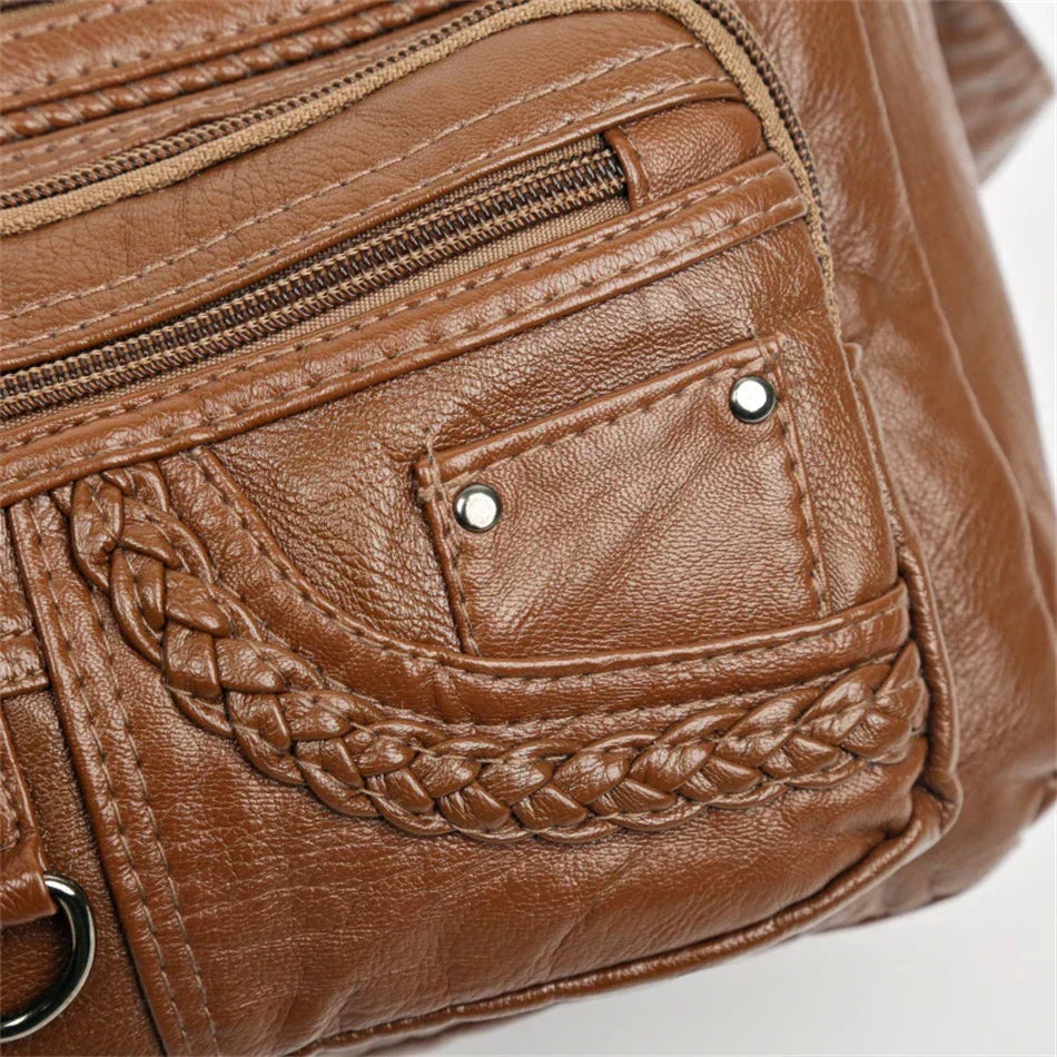 Lilith - Bolso Cruzado Multi-Capa Atemporal