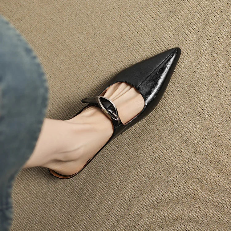 Clara – Mules de Piel Natural