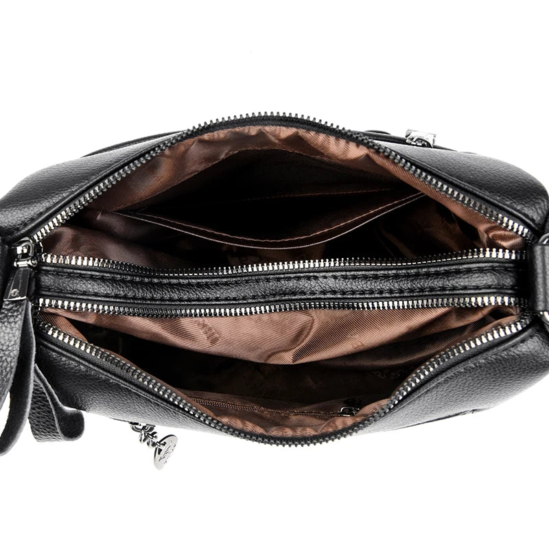 Bolso de Cuero Genuino Corvella
