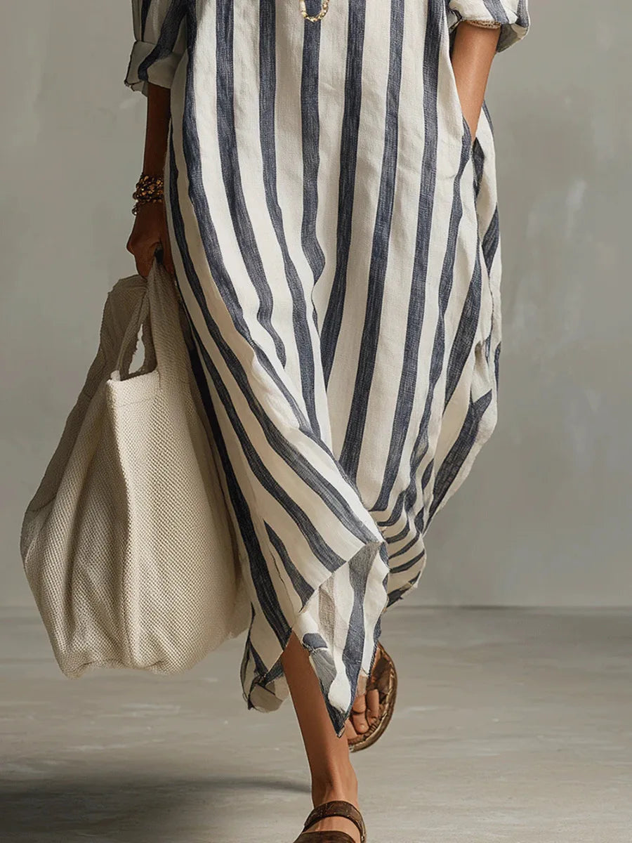 Pepa | Vestido camisa largo