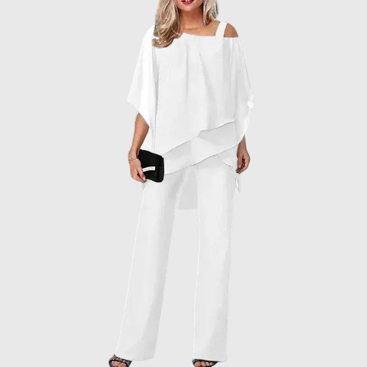 Serenidad | Conjunto de Pantalones Elegante de Dos Piezas