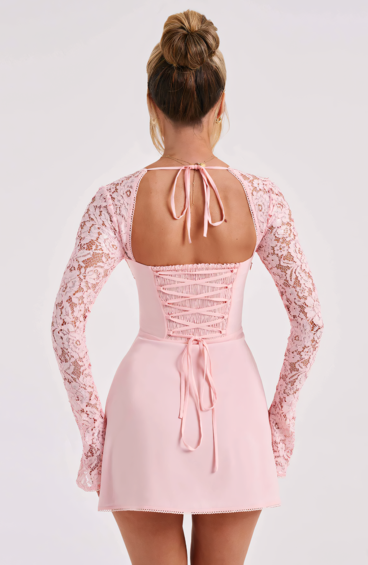 VESTIDO MINI ANGELA - ROSA