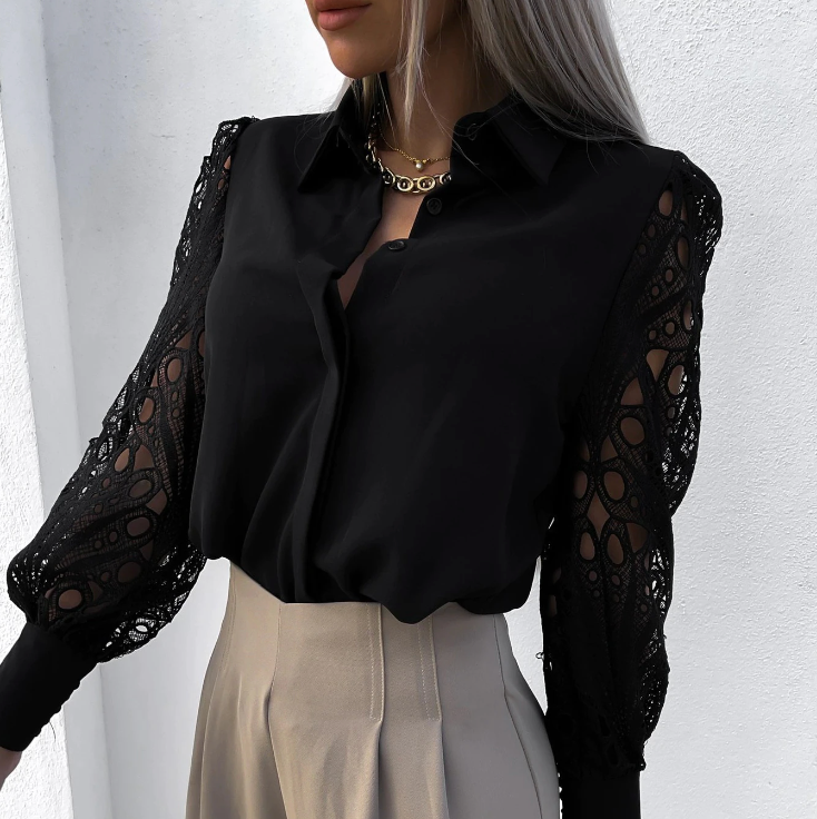 BLUSA CON CUELLO FASHION ENGELBERTA