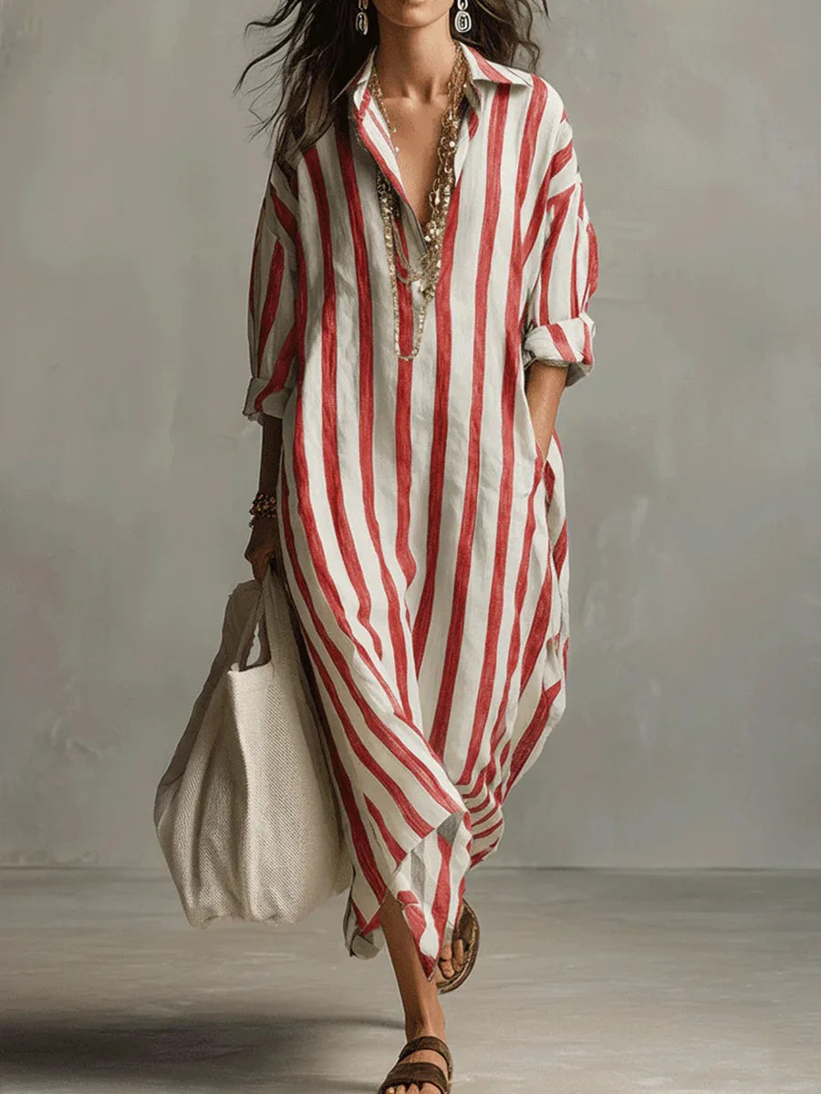 Pepa | Vestido camisa largo