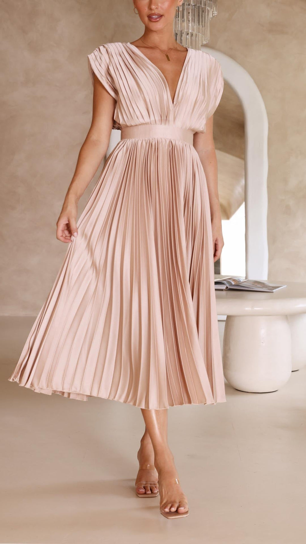 Violeta | Elegante vestido plisado