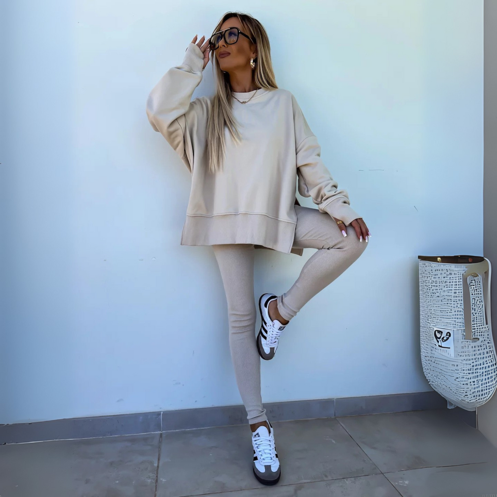 MADISON – CONJUNTO DE SUDADERA OVERSIZED Y LEGGINGS