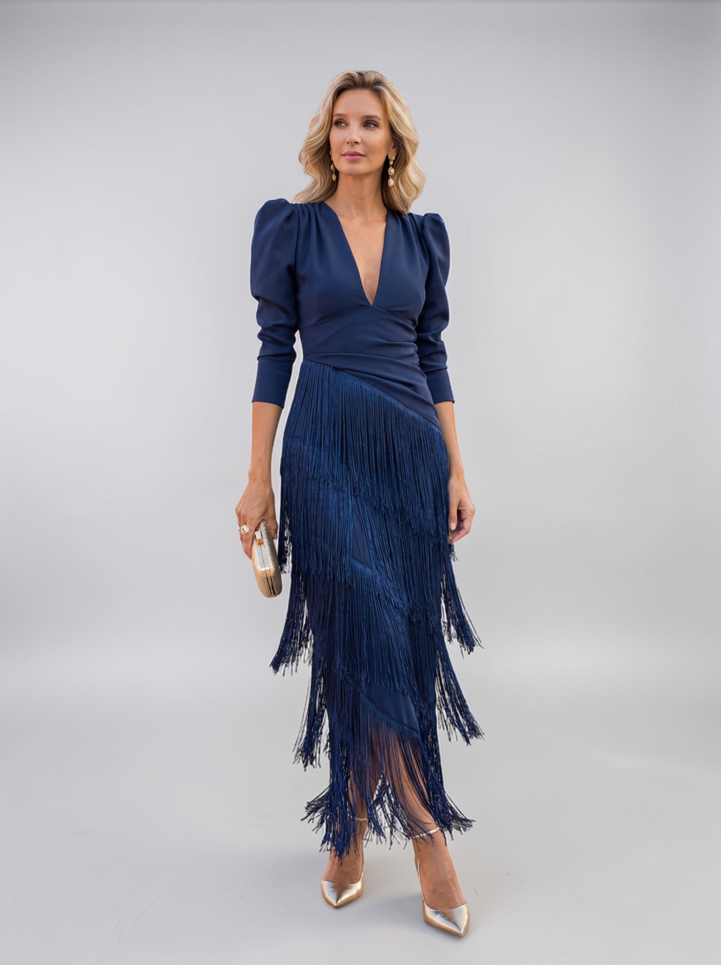 Sofia - Vestido Elegante con Flecos