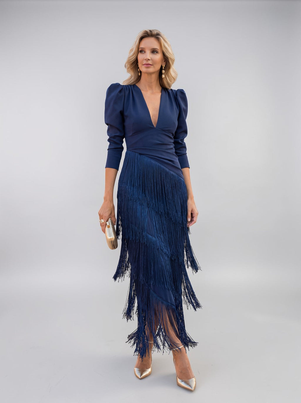 Sofia | Vestido Elegante con Flecos