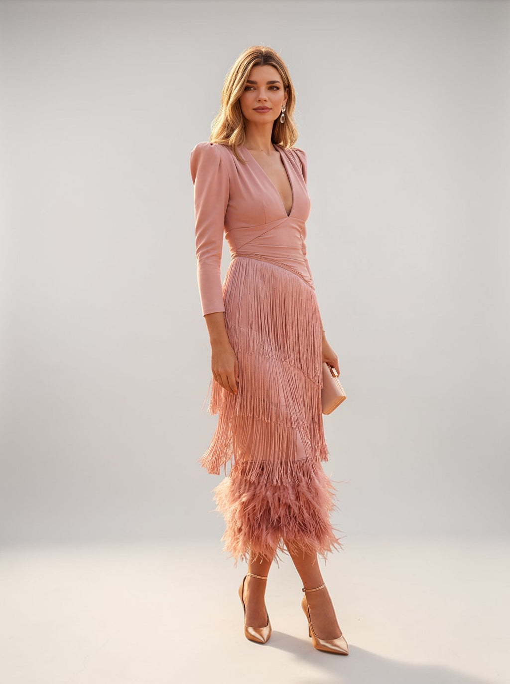 Sofia - Vestido Elegante con Flecos