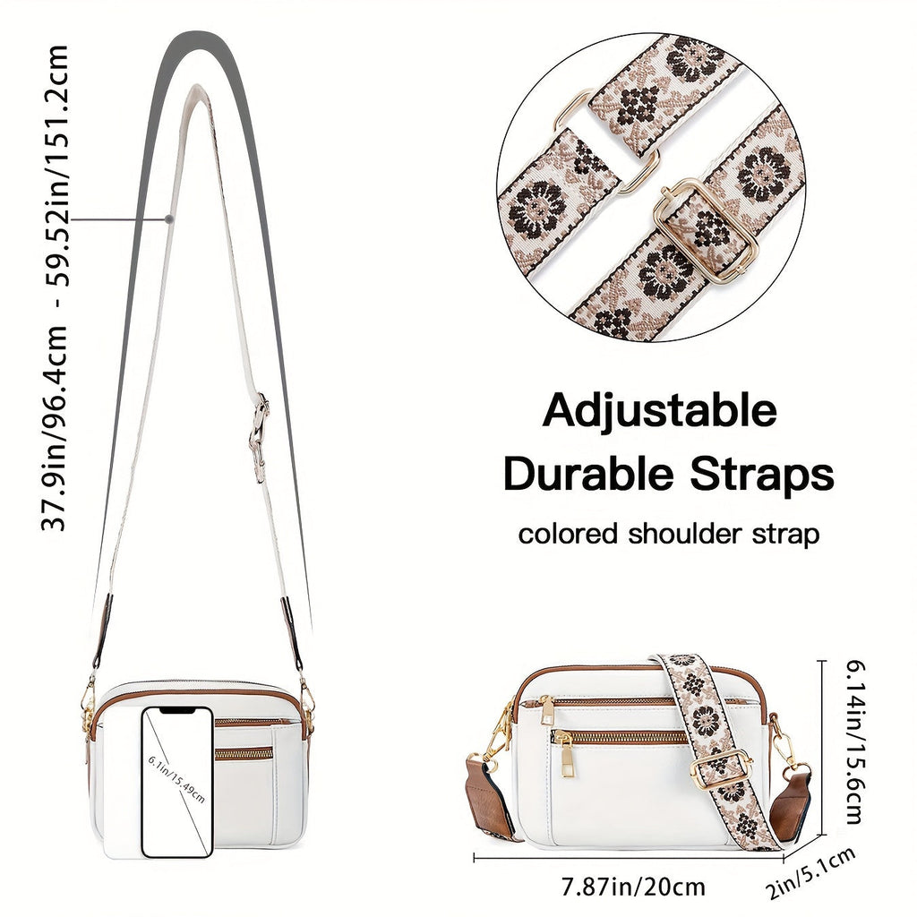 Bolso Cruzado de Cuero PU