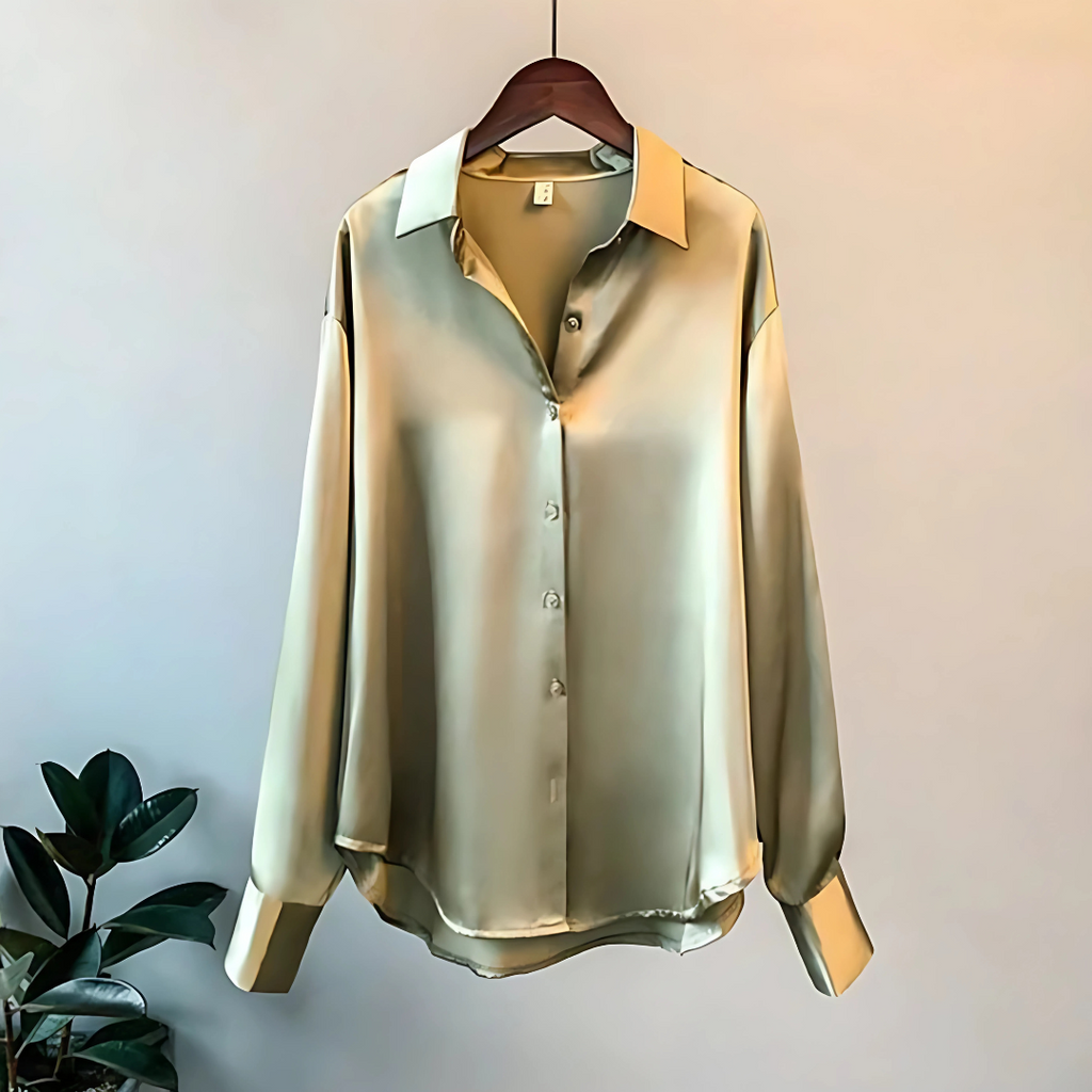 Celine – Blusa Clásica con Botones